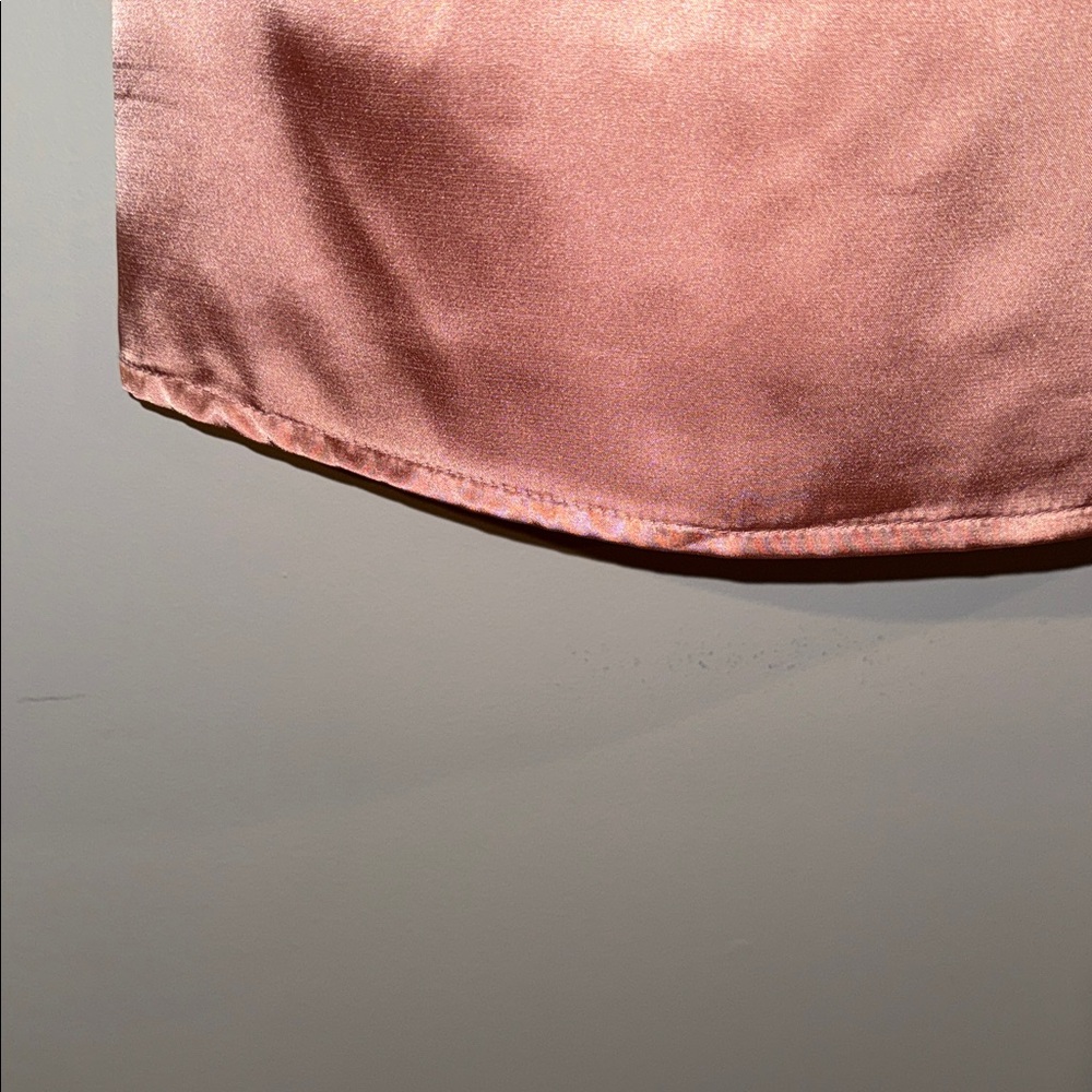 Elegant Satin Dress Blush color - Picture 4 of 7